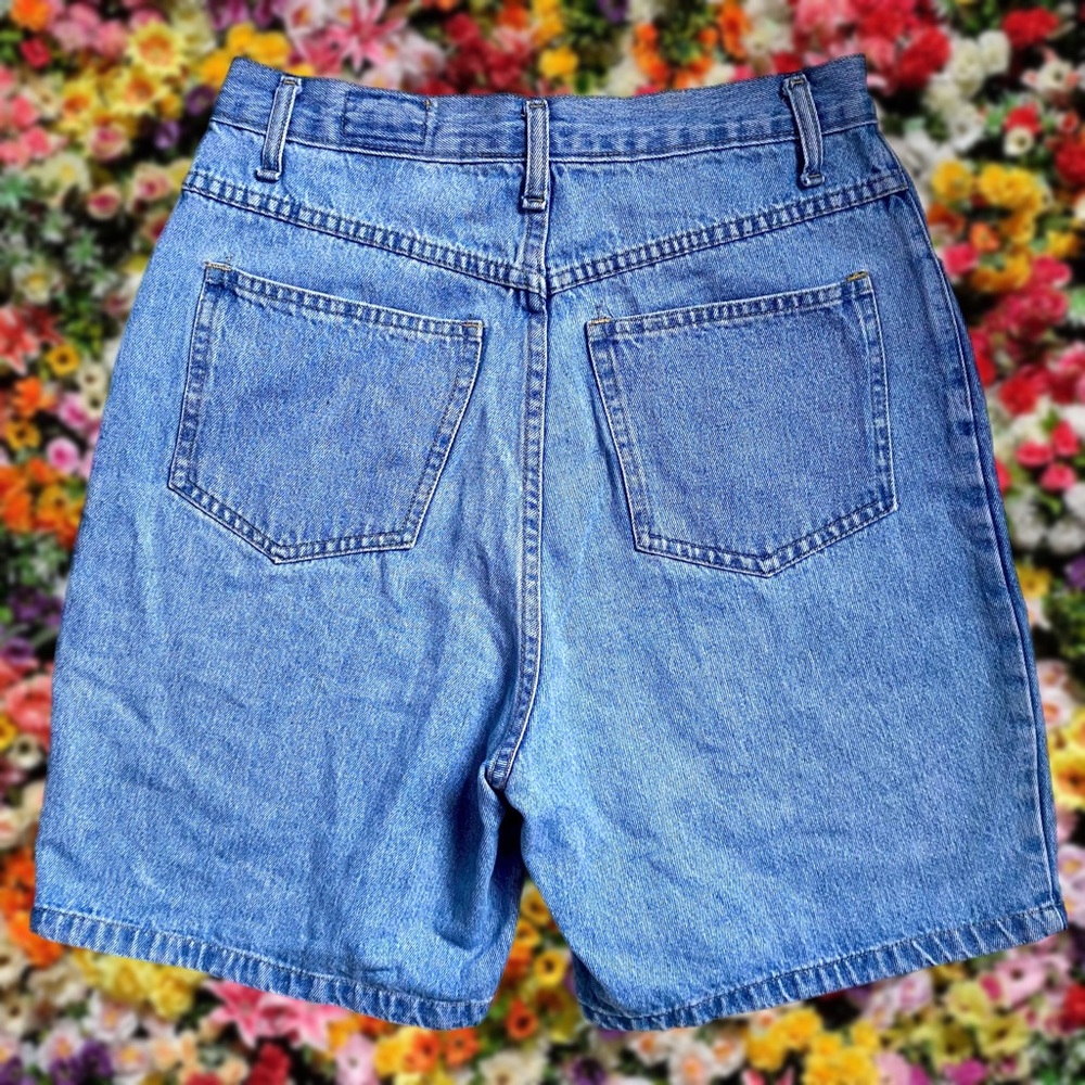 Vintage Class 955 Blue Denim Shorts Size 26